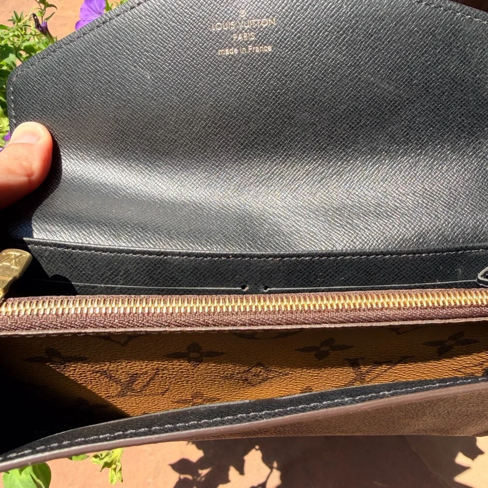 Louis Vuitton Monogram Envelope Wallet in Brown and Tan